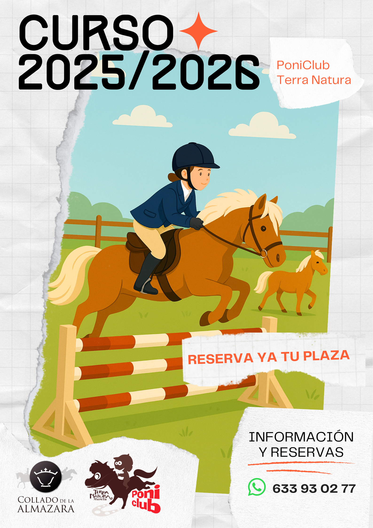 Curso de equitación 2025/2026 en PoniClub Terra Natura Murcia